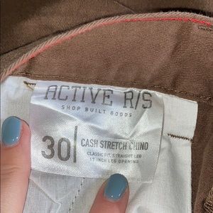 active ride shop, cash stretch chino!